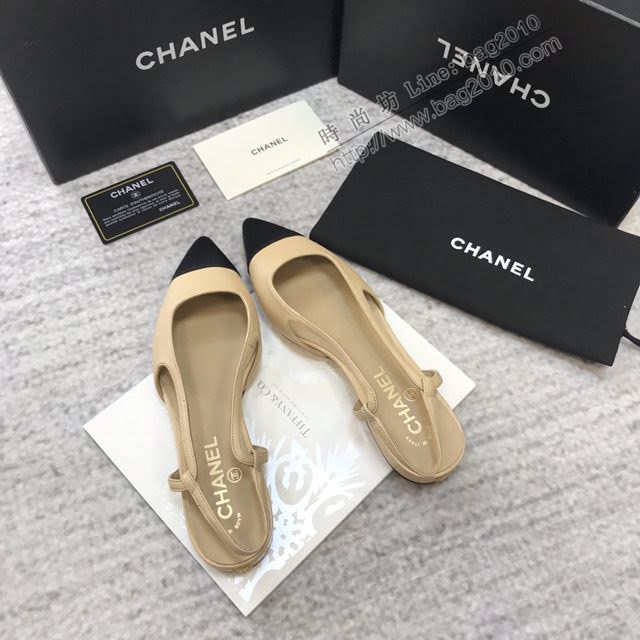 Chanel女鞋 香奈兒2020春夏新款 Chanel秀氣尖頭高跟涼鞋  naq1129